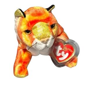 54. TY | NWT Vintage Beanie Baby Zodiac Tiger Rare Collectors Edition